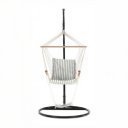 Függőszék állvány nélkül Jambi Typ 2 fehér-mintás