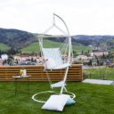 Függőszék állvány nélkül Jambi Typ 2 fehér-mintás