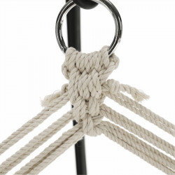 Függőszék állvány nélkül Jambi Typ 2 fehér-mintás