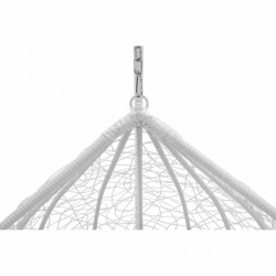 Függőfotel Noela fehér-mintás