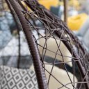 Függőfotel Noela krém-barna