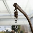 Függőfotel Noela krém-barna