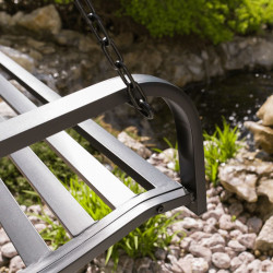 Kerti hinta állvány nélkül Abea fekete