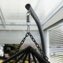 Függőfotel dupla Dalvea szürke-barna