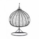 Függőfotel dupla Dalvea szürke-barna