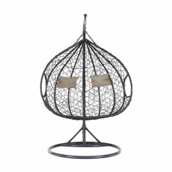 Függőfotel dupla Dalvea szürke-barna