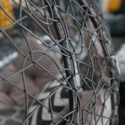 Függőfotel dupla Dalvea szürke-barna