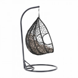 Függőfotel dupla Dalvea szürke-barna