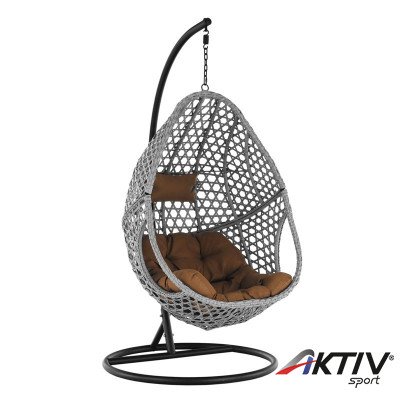 Függőszék Neul szürke-fekete-barna