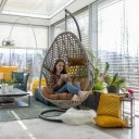 Függőszék Neul szürke-fekete-barna