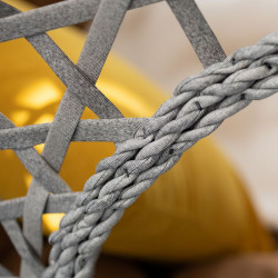 Függőszék Neul szürke-fekete-barna