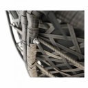 Forgófotel párnával Triss szürke-fekete