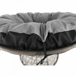 Forgófotel párnával Triss szürke-fekete