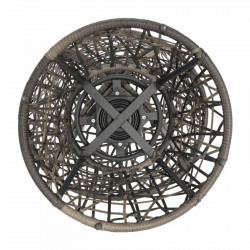 Forgófotel párnával Triss szürke-fekete