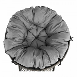 Forgófotel párnával Triss szürke-fekete