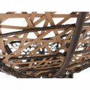 Forgófotel párnával Triss barna-fekete-bézs