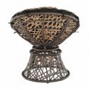 Forgófotel párnával Triss barna-fekete-bézs