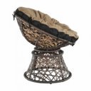 Forgófotel párnával Triss barna-fekete-bézs