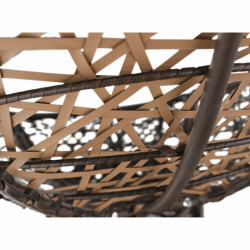 Forgófotel párnával Triss barna-fekete-bézs