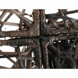 Forgófotel párnával Triss barna-fekete-bézs