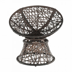 Forgófotel párnával Triss barna-fekete-bézs