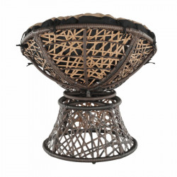 Forgófotel párnával Triss barna-fekete-bézs