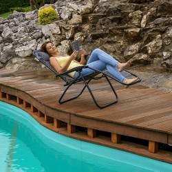 Nyugágy állítható Gerald szürke