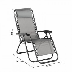 Nyugágy állítható Gerald szürke