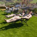 Nyugágy szett Kaspian szürke