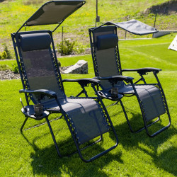 Nyugágy szett Kaspian szürke