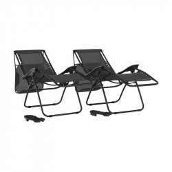 Nyugágy szett Kaspian szürke