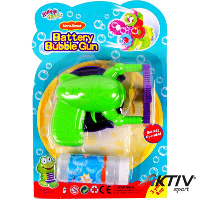 Elemes szappanbuborék fújó pisztoly