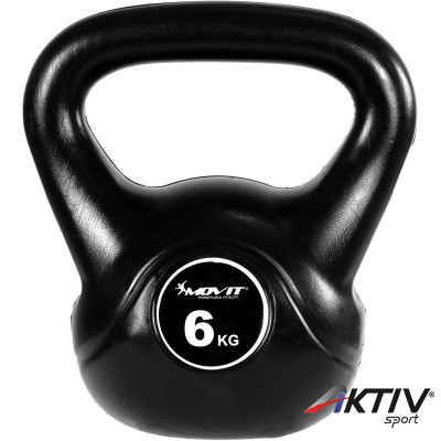 Kettlebell MOVIT 6 kg fekete
