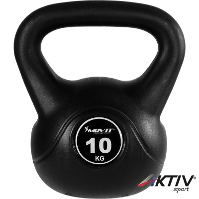 Kettlebell MOVIT 10 kg fekete
