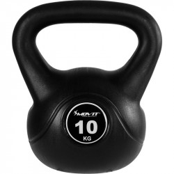 Kettlebell MOVIT 10 kg fekete Fitness MOVIT
