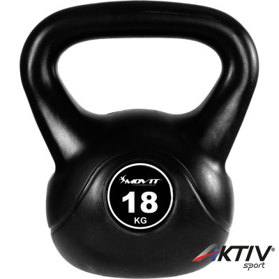 Kettlebell MOVIT 18 kg fekete