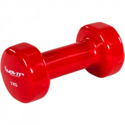 Kézisúlyzó vinyl MOVIT 2x3 kg piros