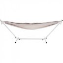 Függőágy Fantal double fehér-krémszínű rojtok nélkül