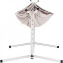 Függőágy Fantal double fehér-krémszínű rojtok nélkül