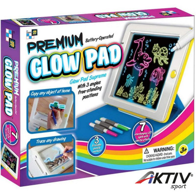 Világító rajztábla mágneses tokkal