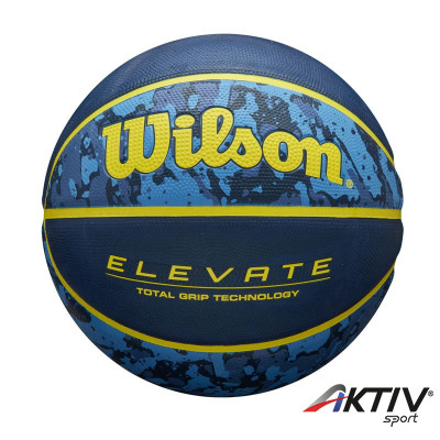 Kosárlabda Wilson Elevate gumi 7-es méret kék-sárga
