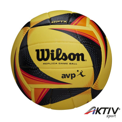 Strandröplabda Wilson OPTX AVP VB Replica sárga-fekete