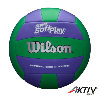 Strandröplabda Wilson Super Soft Play kék-zöld