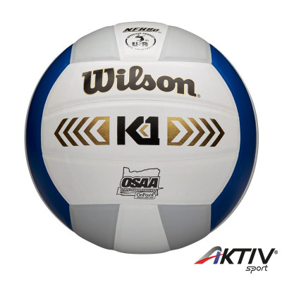 Röplabda Wilson K1 Gold fehér-kék-ezüst