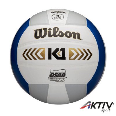 Röplabda Wilson K1 Gold fehér-kék-ezüst
