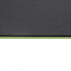 Fitnesz matrac pánttal PE 180x60x1 cm zöld-fekete