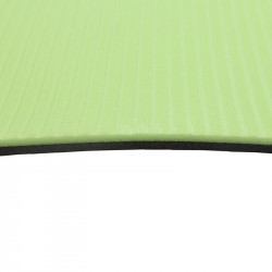 Fitnesz matrac pánttal PE 180x60x1 cm zöld-fekete