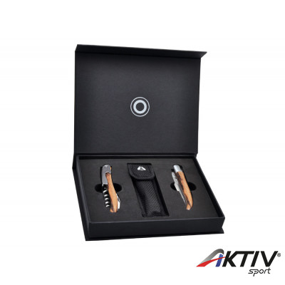 Baladéo Duo Laguiole Set kés és dugóhúzó díszdobozban