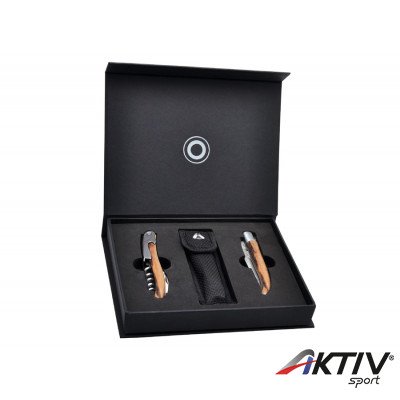 Baladéo Duo Laguiole Set kés és dugóhúzó díszdobozban