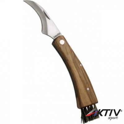 Baladéo gombász zsebkés zebrafa markolattal és kefével